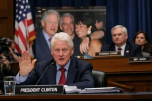 Read more about the article Bill Clinton Tolak Tudingan Keterlibatan dalam Skandal Epstein Setelah Pemeriksaan 6 Jam