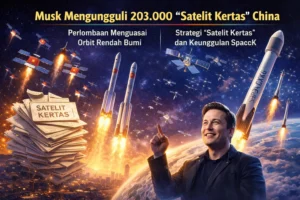 Read more about the article Elon Musk Mengungguli 203.000 Satelit Kertas Buatan China