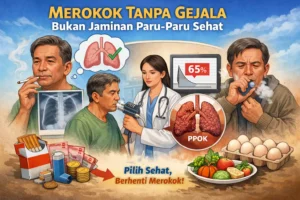 Read more about the article Merokok Tanpa Gejala Bukan Jaminan Paru-Paru Sehat